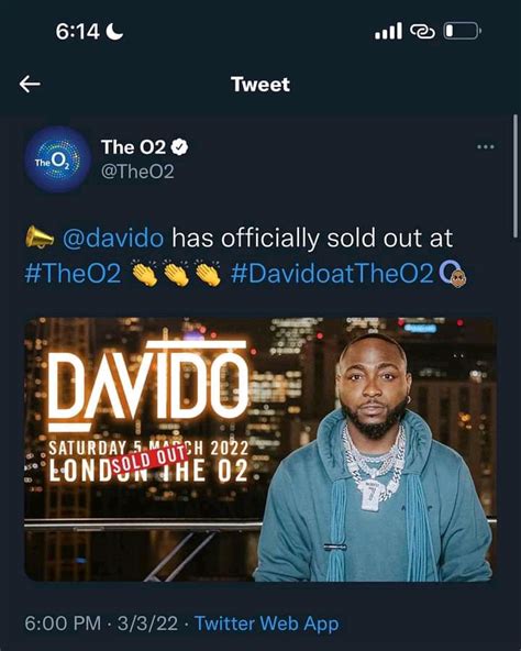 Things You Might Need To Know About Davido 02 Arena Concert Detectmind