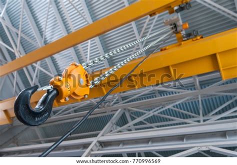 Factory Overhead Crane Hook Chain Stock Photo 770996569 Shutterstock