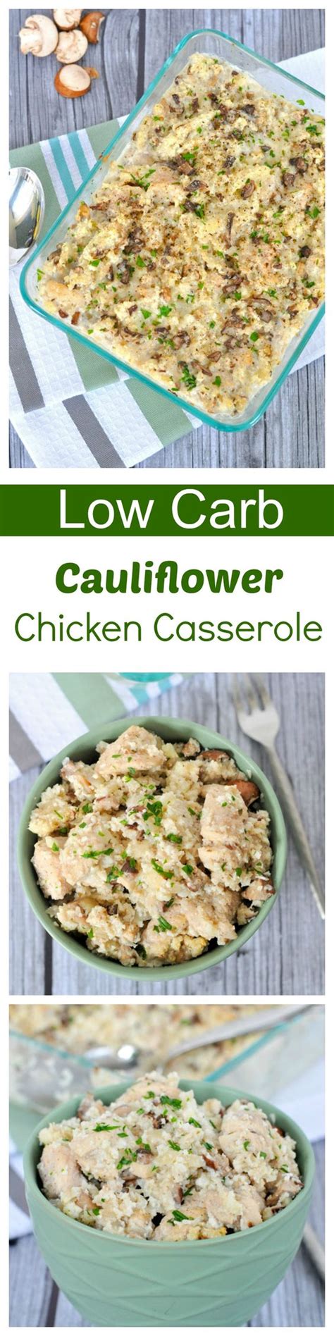The following foods are low calorie. Easy to make low calorie and low carb cauliflower chicken ...