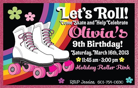Roller Skating Party Invitation Template Free Long Story Short Here Is