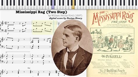 Mississippi Rag By William Krell 1897 Ragtime Piano Youtube