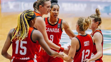 Les Basketteuses Canadiennes Font Un Pas Vers Tokyo En Battant Les Belges Radio Canadaca