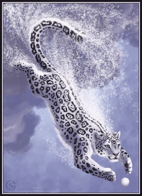 Snow Leopard By Queengwenevere On Deviantart