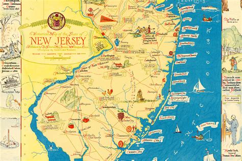 Amazing Map Of New Jersey Filled With Historical Trivia