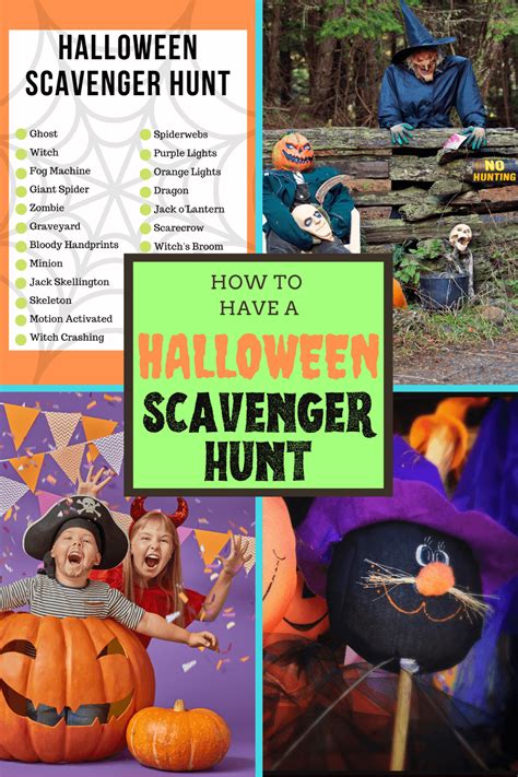 Free Printable Neighborhood Halloween Scavenger Hunt The Tiptoe Fairy
