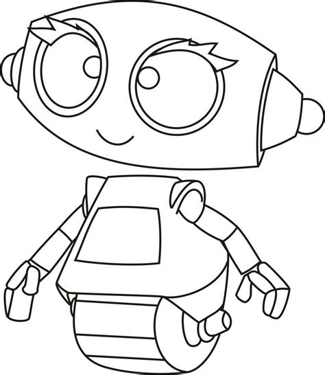 The robots can be colored in a multitude of colors like silver gray and black. Little robots coloring pages download and print for free