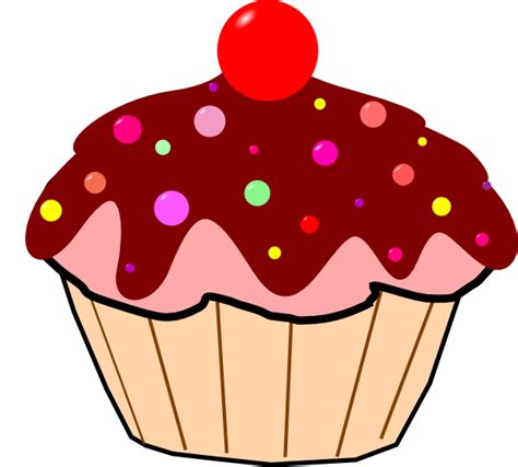 Cupcake Cartoon Red Clipart Best