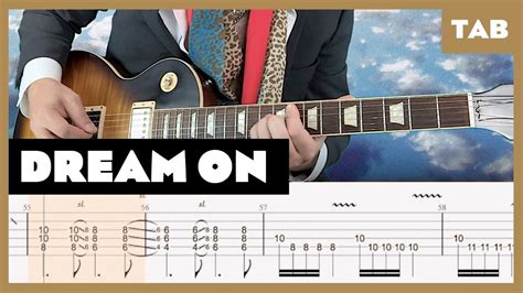 Dream On Aerosmith Cover Guitar Tab Lesson Tutorial Mr Tabs