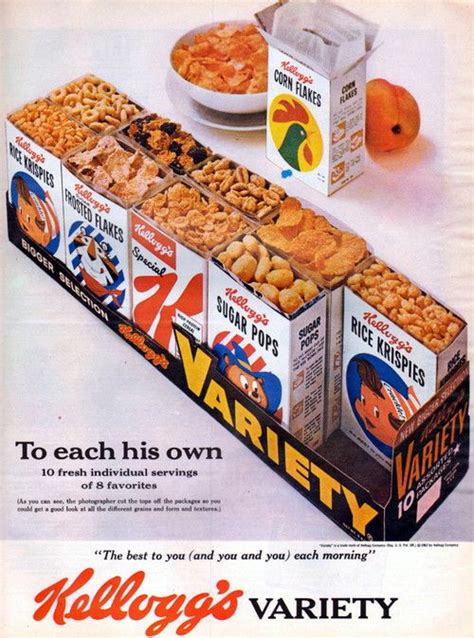 Kellogg S Variety Packs My Grandmother Always Kept These When All Us