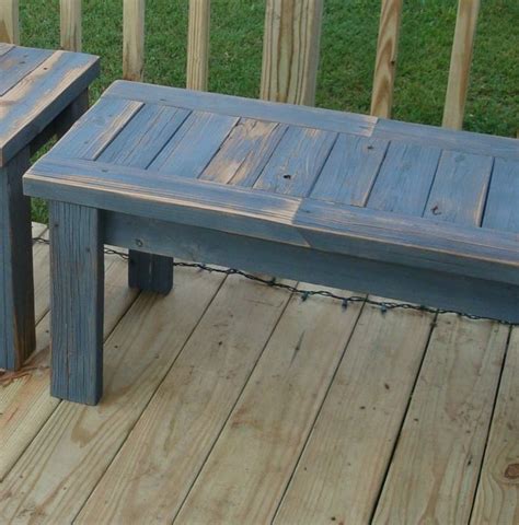 Simple 2x4 Benches Made From Reclaimed Lumber Simple Benches Diy