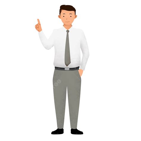Office Worker Pointing Finger Office Office People Work Png