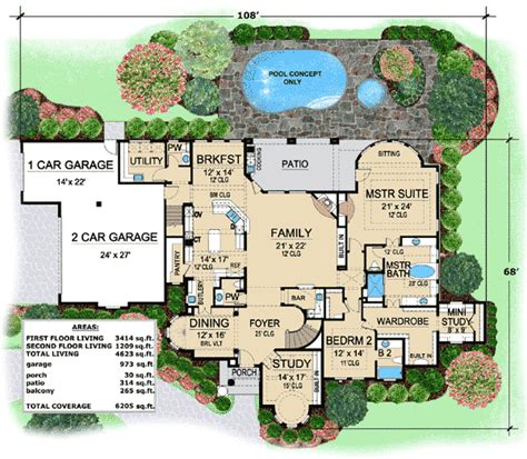 One Of A Kind Luxury Villa 36126tx Architectural Designs House Plans