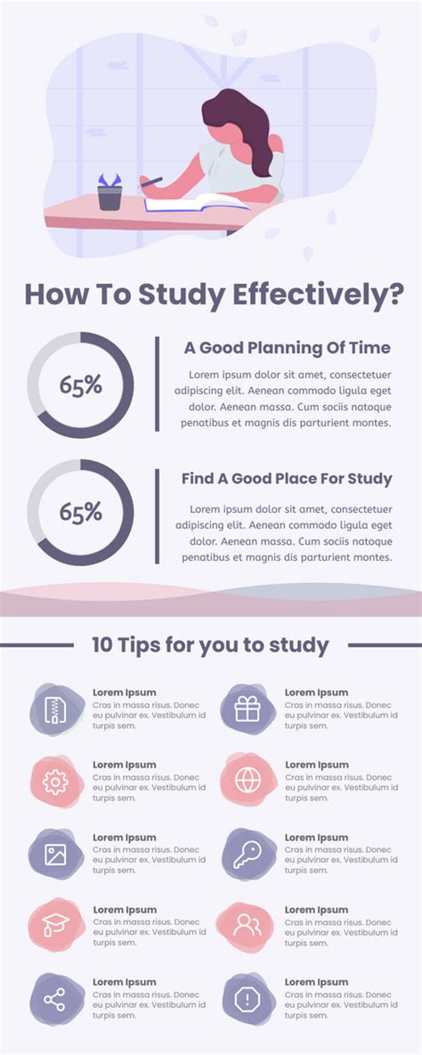 How To Study Effectively Infographic Infographic Template