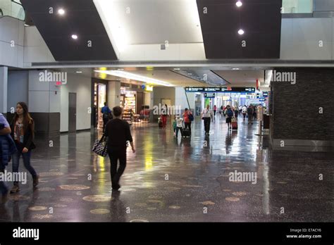 American Airlines Concourse At Miami International Airport Stock Photo
