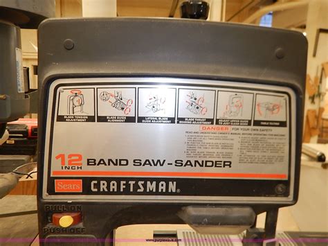 Craftsman 12 Inch Band Saw Sander Parts Reviewmotors Co