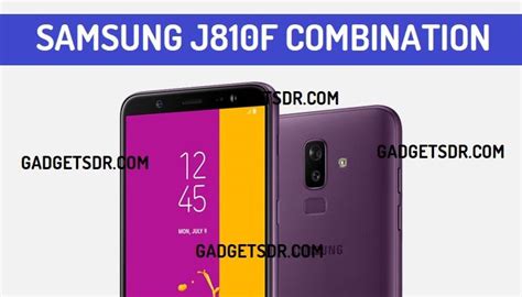 samsung j8 sm j810f combination file