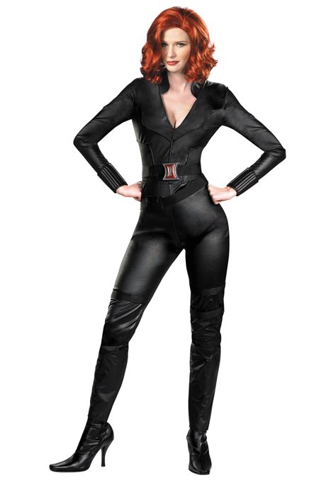 Adult Deluxe Avengers Black Widow Costume Halloween Costume Ideas 2019