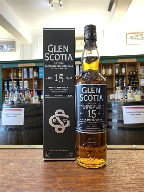 Glen Scotia 15 Years Old Single Malt Scotch Whisky 70cl The Whisky