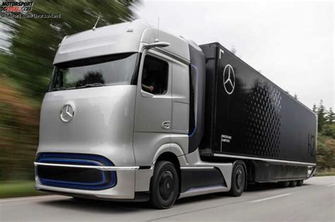 Mercedes GenH2 Truck Brennstoffzellen Lkw Mit 1 000 Km Reichweite