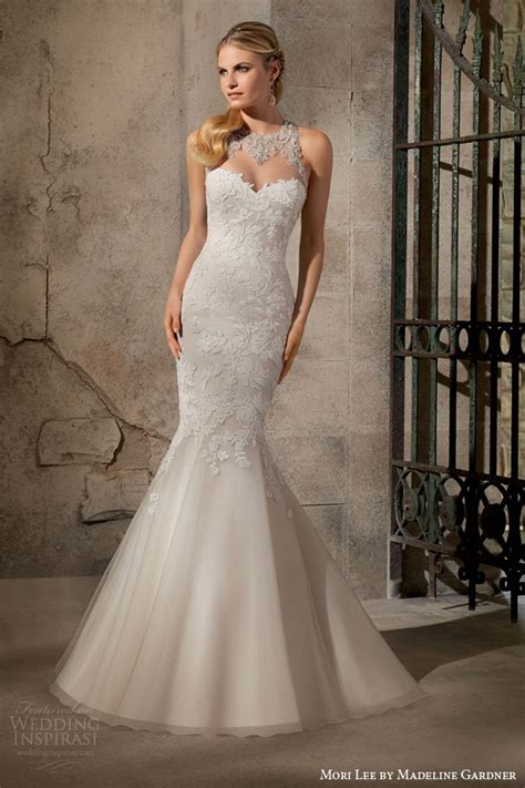 New york/new jersey based designer madeline gardner uses feminine silhouettes and romantic detail to create an exquisite bridal. Mori Lee by Madeline Gardner Fall 2015 Wedding Dresses ...
