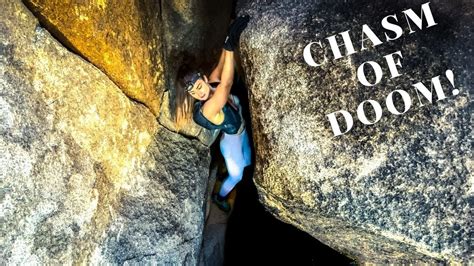 Climbing The Chasm Of Doom Joshua Trees Greatest Secret Hike Youtube