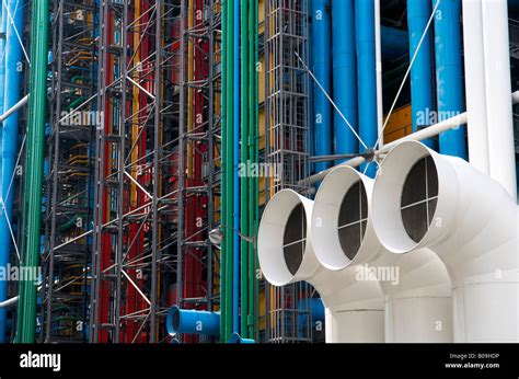 Centre Georges Pompidou In Paris Stock Photo Alamy