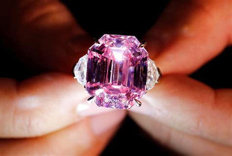 In Pics The Rare Pink Diamond Sold For A Record 50 Million Livemint