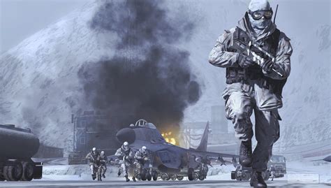 1800x1024 Resolution Call Of Duty Modern Warfare 2 Soldiers In Snow
