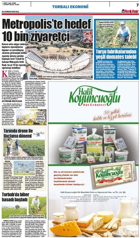 Tüm gazete haberleri, köşe yazıları, son dakika haberleri, türkiye ve ege gündemi, i̇zmir, afyonkarahisar, aydın, balıkesir, çanakkale, denizli, kütahya, manisa, muğla ve uşak'tan güncel. Yeni Asır Gazetesi Torbalı Ekonomi sayfaları 30 Haziran ...