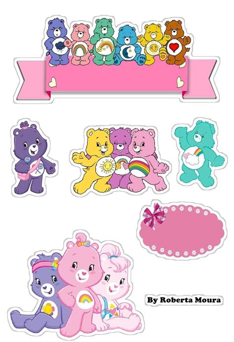 Some Stickers With Different Types Of Teddy Bears On Them And The Word