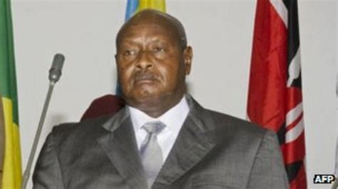 Uganda S Yoweri Museveni Puts Trains Before Gay Rights Bbc News