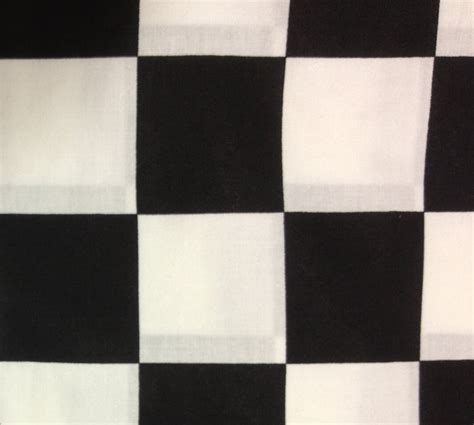 25 Yards Of Black And White Checkered Fabric