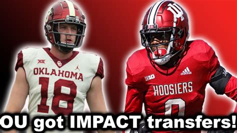 Ou Football The Oklahoma Sooners Got Some Big Additions Out The Transfer Portal Who Could Boom