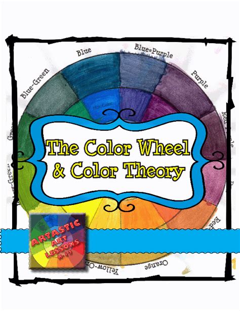 Paint A Color Wheel Students Will Use Primary Secondary Colors