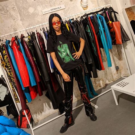 Mowalola Wearing Mowalola In Her Showroom In Paris After Get Debut At