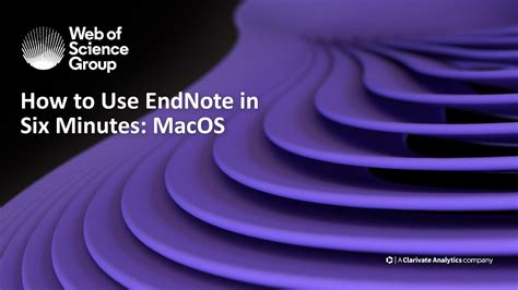 How To Use Endnote X9 In Six Minutes Macos Youtube