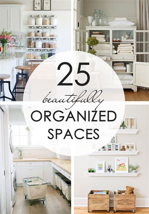 25 Beautifully Organized Spaces Tidbits
