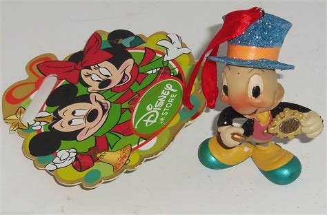 Disney Store Jiminy Cricket Ornament Pinocchio Christmastree Holiday