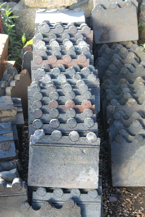 All you need is quality. Reclaimed 4 Hump Blue Clay Victorian Garden Edging Tiles ...