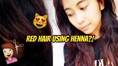 Black hair is a contentious and highly personal topic. How I Dye My Black Hair RED Using Henna // Wine Red ...