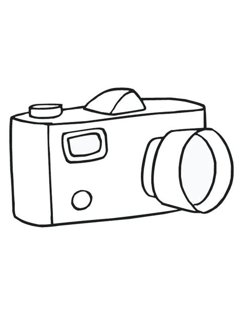 Camera Coloring Pages At Free Printable Colorings