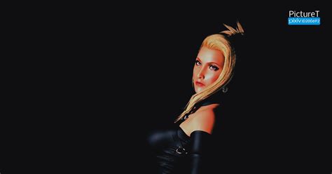 Scarlet Ff7 Final Fantasy Blonde Scarlet • Black Dress Pixiv