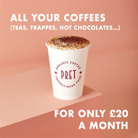 PRET LAUNCHES UK'S FIRST IN-SHOP COFFEE SUBSCRIPTION - The Mall Walthamstow
