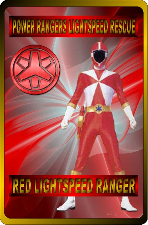 Red Lightspeed Ranger By Rangeranime On Deviantart