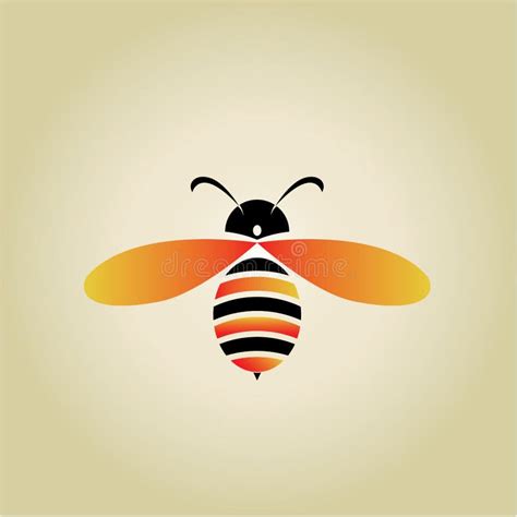 Bee Ideas Design Illustration Graphic Background Stock Illustration