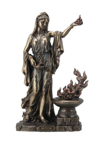 Hestia Vesta Statue Greek Roman Goddess Of Home And Hearth Flame