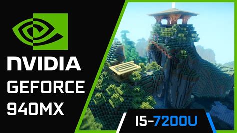 Minecraft Shader Nvidia Geforce 940mx I5 7200u Youtube