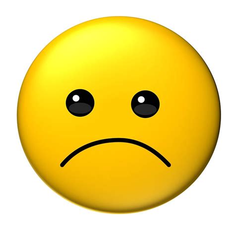 Emoticon Sad Yellow Free Image On Pixabay