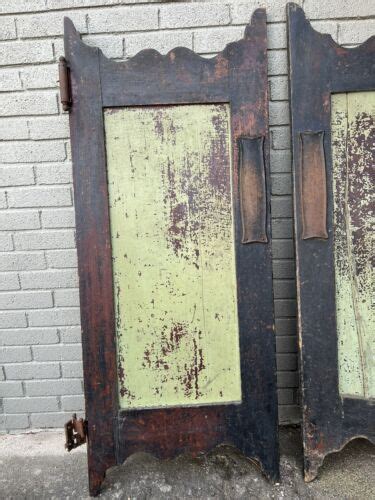 Rare Antique Saloon Doors From The 18th Century Scarce Architectural