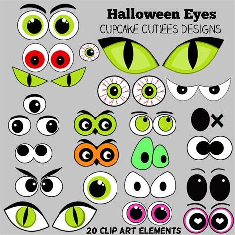 Halloween Eyes A Wide Array Of Spooky Eyes For Your Halloween Craft